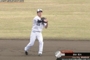 ロッテ育成ドラ2速水、軽快な守備！森脇ヘッドコーチも高評価