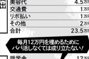【画像】女子大生、パパ活抜きには生きられない事が判明