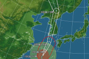 【悲報】台風、韓国にジェットストリームアタック