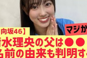 【日向坂46】清水理央さんの名前の由来が判明する！
