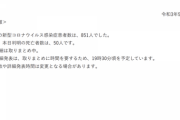 大阪＋851人、死者50名。死亡率驚異の6％