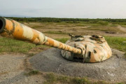 ソ連時代建設されたサハリンのT-54/55トーチカの内部
