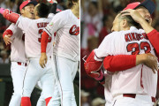 カープ菊池サヨナラ弾を新井監督がハグで祝福！「特別な日にお見せできた。最高の1日」【監督談話】