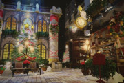【FF14】ハウス内でクリスマスの街並みを再現！冬の季節にピッタリな参考になるハウジング内装まとめ！【画像あり】