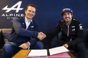 【公式】アルピーヌ、アロンソと2022年まで契約を延長