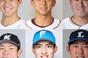 パリーグ新人王候補6人の成績がこちら！