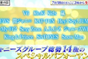 【悲報】中居がMCの音楽番組、ジャニーズ総勢14組の出演が決定！