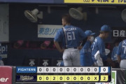 日ハム0封負けで4連敗　ノーノー阻止がやっと