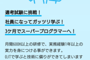 【朗報】ワイが内定を貰った会社、月間600時間の手厚い研修をしてくれるのでスキルがめちゃくちゃつく