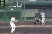 【GIF】巨人･中島が死球で骨折したシーン…