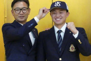 ヤクルト・ドラフト3位石原「奥川選手よりも活躍したい」