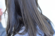【ブルー・シルバー系】黒に近い、でも透明感のある暗髪画像ください！