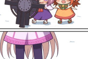 【FGO】ミニなマシュ＆ぐだ子！！　小さくても頼りになるマシュいいですね！！