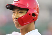 広島・中村奨成　左足靱帯断裂の重傷　全治未定も１カ月はサポーターで固定