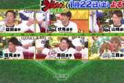 来週のジョブチューン「プロ野球ぶっちゃけ祭り」の出演者、なんか独特