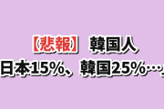 【悲報】韓国人「日本は15%のままなのに、韓国だけ関税25%に…」