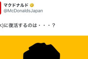 【悲報】マクドナルド広報担当さん、シルエットクイズを出すもめちゃくちゃ叩かれてしまう