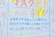【画像】中国人さん、ネットで高値で買った転売マスクを銀座で無料配布してしまう