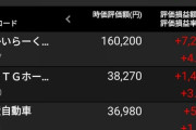 株初めて二週間のワイちゃんの収益ωωωωωωω