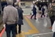 【動画】 山手線・池袋駅で乗客がモメて線路転落、逃亡 ⇒ 「みつからないため運転を再開できません…」 現地大混雑