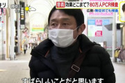 【悲報】有吉弘行さん、普通に街頭インタビューされる