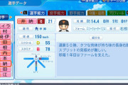 パワプロ2022の井納翔一さんの紹介文「移籍1年目はファームを支えた」
