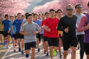 韓国人「韓国で『桜マラソン大会』を開催！驚きの1万3207人が参加予定」桜舞うコースでの特別な体験や豪華韓国製家電の商品も！　韓国の反応