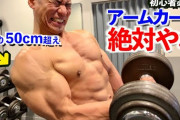 筋トレ初心者ワイついに20キロダンベルでアームカール出来るようになってしまった模様