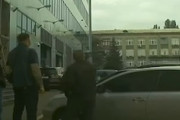 【動画】キーウのビジネスセンターにジェット型自爆ドローンが命中する瞬間を近距離から。