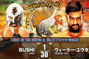 BUSHIvsウィーラー・ユウタ 『BEST OF THE SUPER Jr. 29』Bブロック公式戦