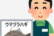 客｢あのすいません、この魚ってどんな味するんですか？｣　スーパーバイトワイ｢そうですね…｣