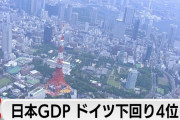 日本のGDPが４位になったけど