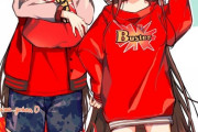 【FGO】BusterTシャツを着たノッブ＆カッツ！！　寝起きの二人可愛いよ！！