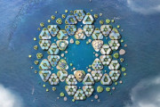 海に浮く不思議な海上都市「Oceanix」、釜山沖に2025年に完成！