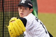 ロッテ佐々木朗希さん、早くもブルペンで投げてしまう