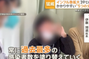 【緊急】医師『インフル患者数、去年の40倍』