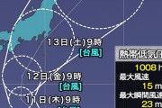 【注意】今週末、台風8号が関東に接近　→　コミケ直撃コースだった…お前ら気をつけてください