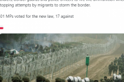 ポーランド：不法移民への「実弾射撃」を許可する新法案、賛成多数で可決される[海外の反応]