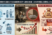 【速報】専門家「将来、総額は9兆円規模になる生活保護を維持するためには消費税率2.5％引き上げが必要」
