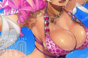 【FGO】たけのこ星人さんの水着鈴鹿イラスト！！　水着鈴鹿のこんがり肌好きです！！