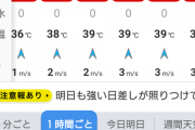 明日の東京都39℃予報ｗｗｗｗ