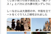 【悲報】ディズニー撮影女さん、漫画みたいなオチになってしまうｗｗｗｗｗ