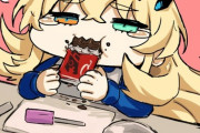 【FGO】めろん２２さんのチョコを食べてしまうバゲ子！！　試食で全部食べるんじゃないだろうな！？