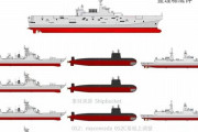 中国軍が2023年進水させた艦艇…強襲揚陸艦1隻・ミサイル駆逐艦4隻・フリゲート2隻・潜水艦5隻！