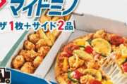 ドミノピザのクーポンバグが新たに見つかり「ピザ1枚 サイド2種類とポテトで699円」になってしまうｗｗｗｗ
