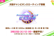 【ウマ娘】ピスケス杯の”阪神 3200m 雨 不良”って鬼畜すぎないか？