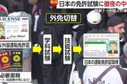 【独自】中国人が午前5時の免許試験場に大行列…試験簡単で“外免切替”殺到し住所“ホテル”の中国人も合格　国際免許取得に利用か