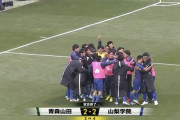 【速報】山梨学院さん、青森山田を倒して高校サッカー優勝キターー！！ｗｗｗ