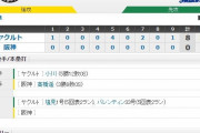 セ･リーグ T0-8S[9/19]　投手陣捕まり打線拙攻阪神5位転落・・・。