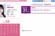 これは泣く・・・伊藤純奈、乃木坂46在籍ラストのブログを更新・・・『出会えてよかった。幸せだった・・・』